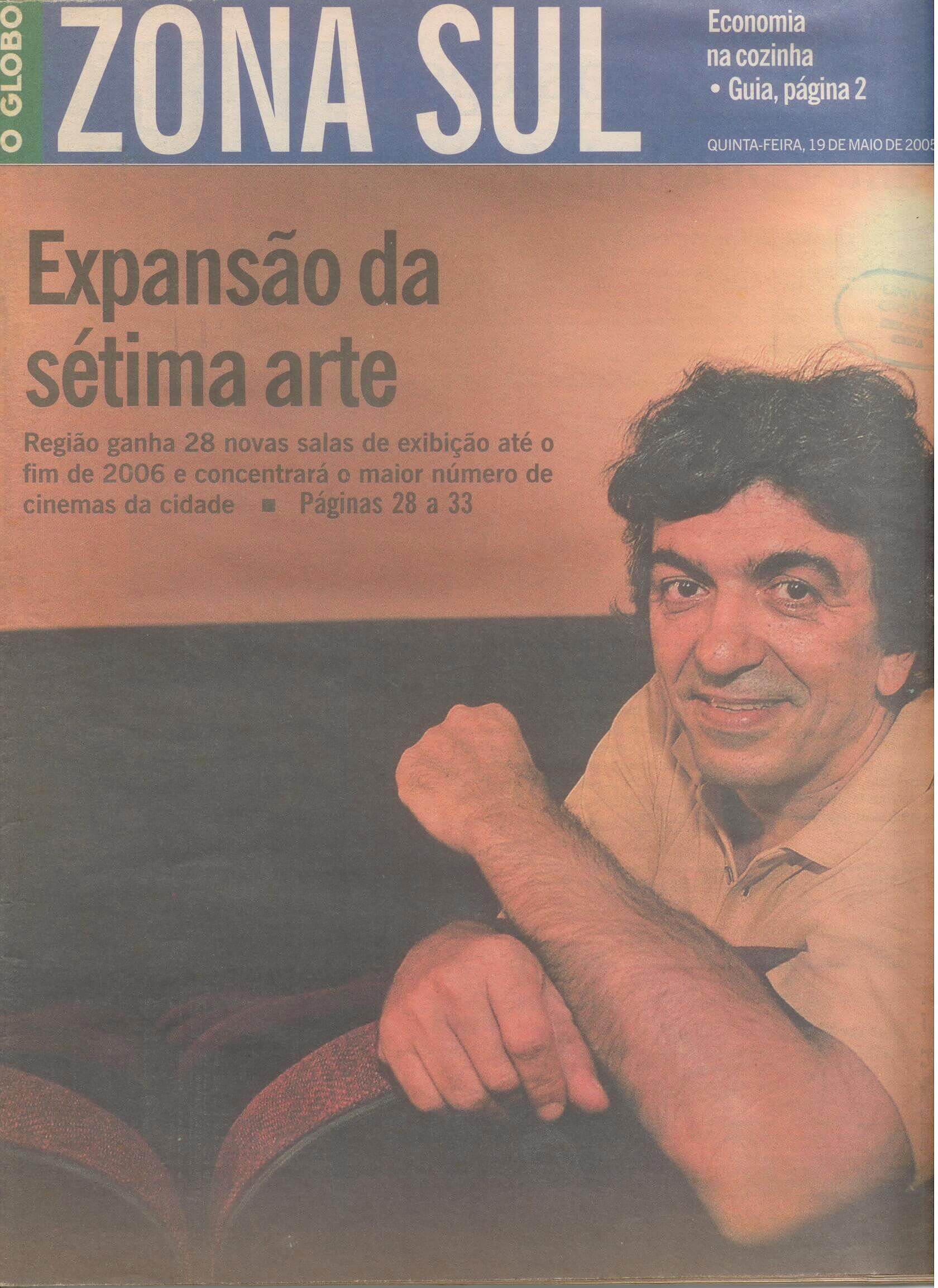 Capa da Revista Zona Sul do Jornal O Globo - 19-05-2005(1)